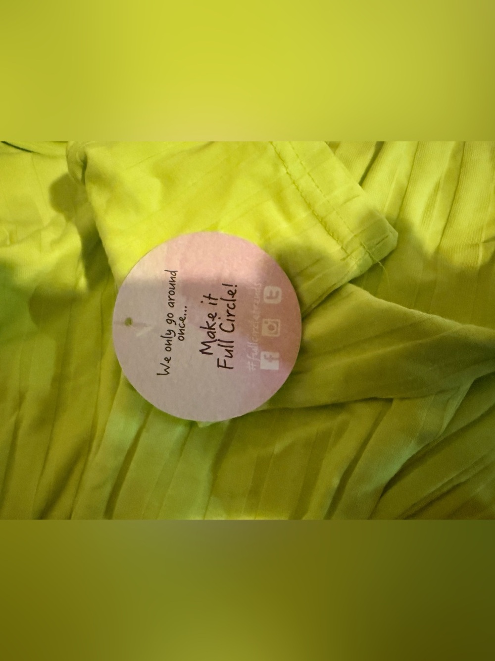 Yellow Ribbed Long Sleeve - Picture 11 of 14